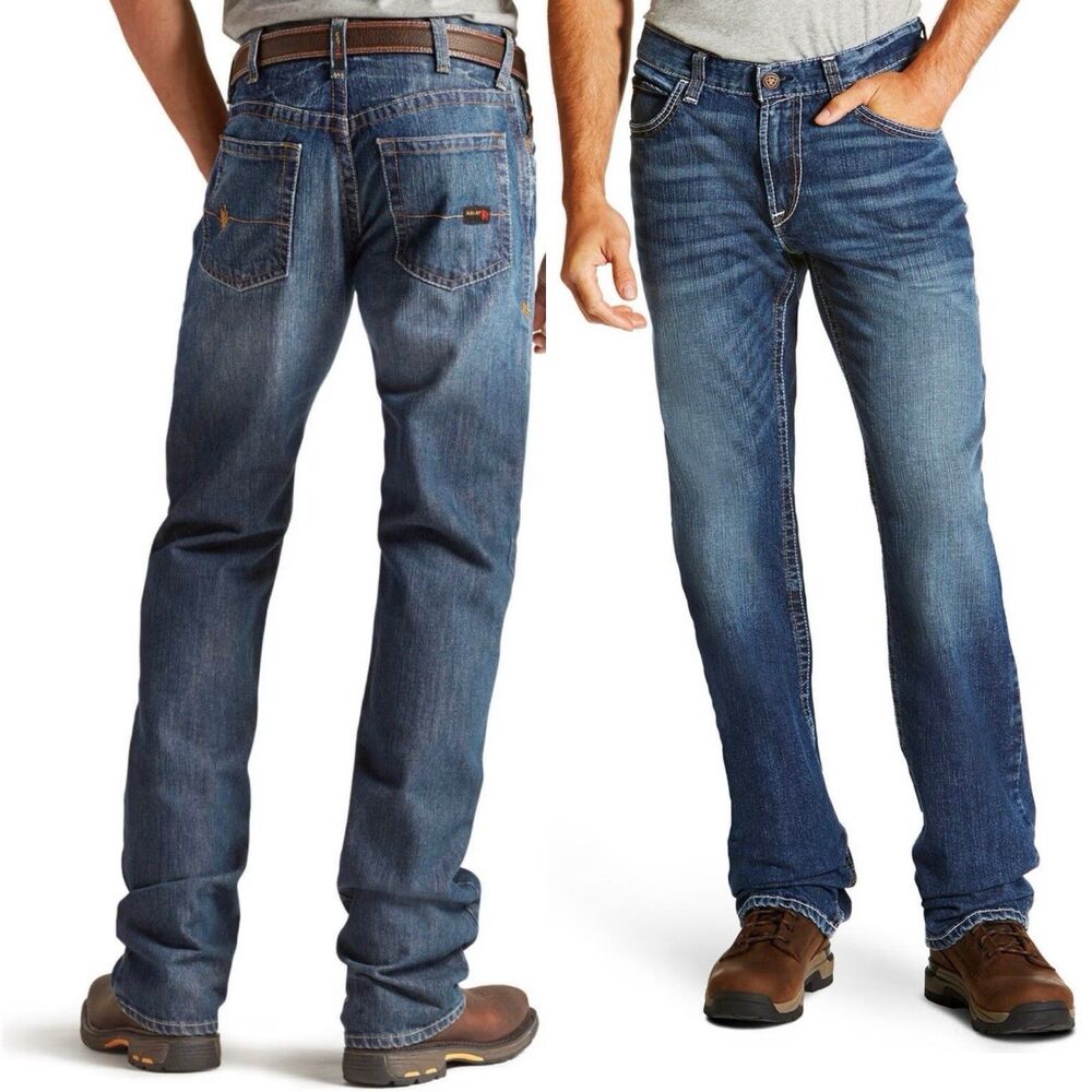 Ariat Work FR M4 Low Rise Boot Cut Flame Resistant CAT2 Men’s 42/32 Jeans Safety